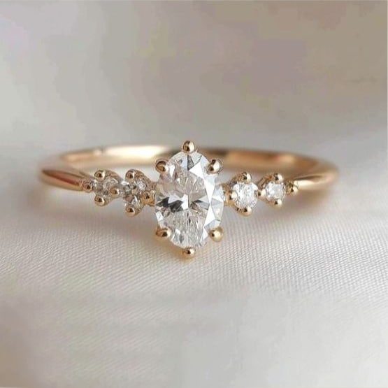 oval diamond ring