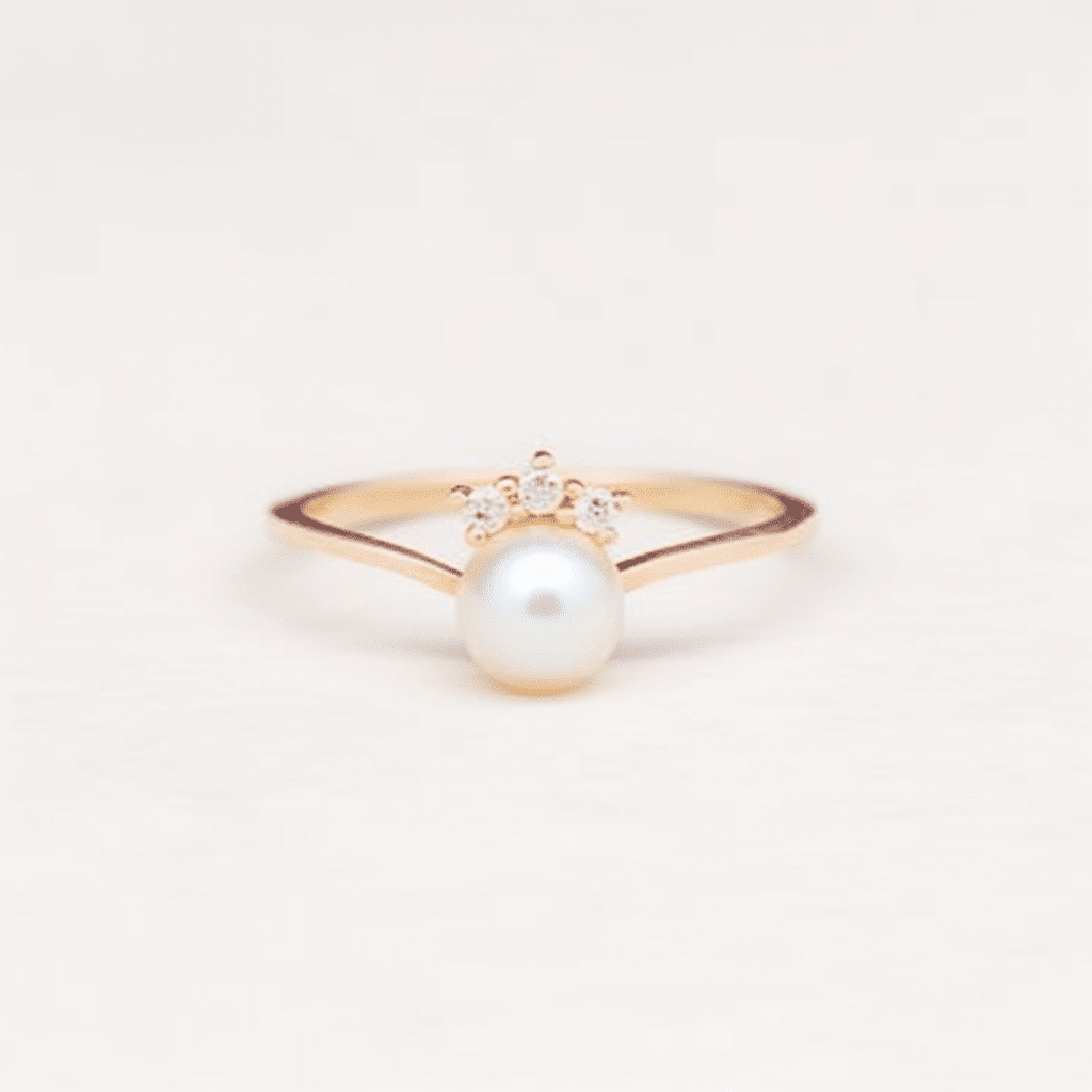 princess pearl ring