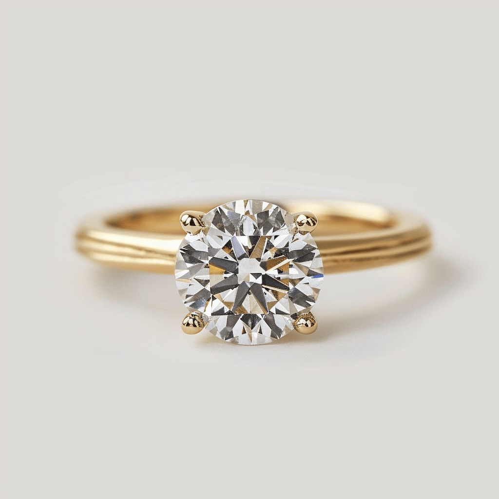 classic diamond ring
