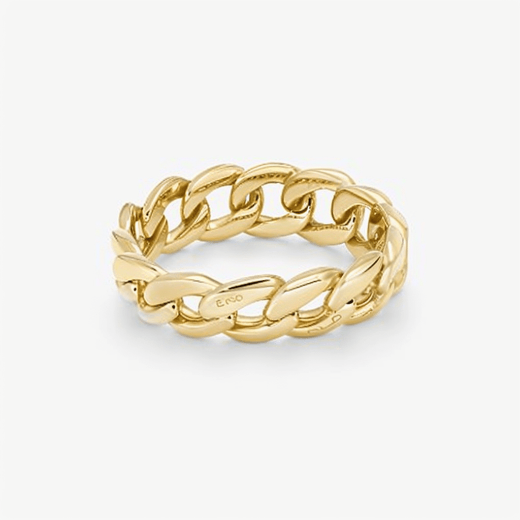 gold chain ring