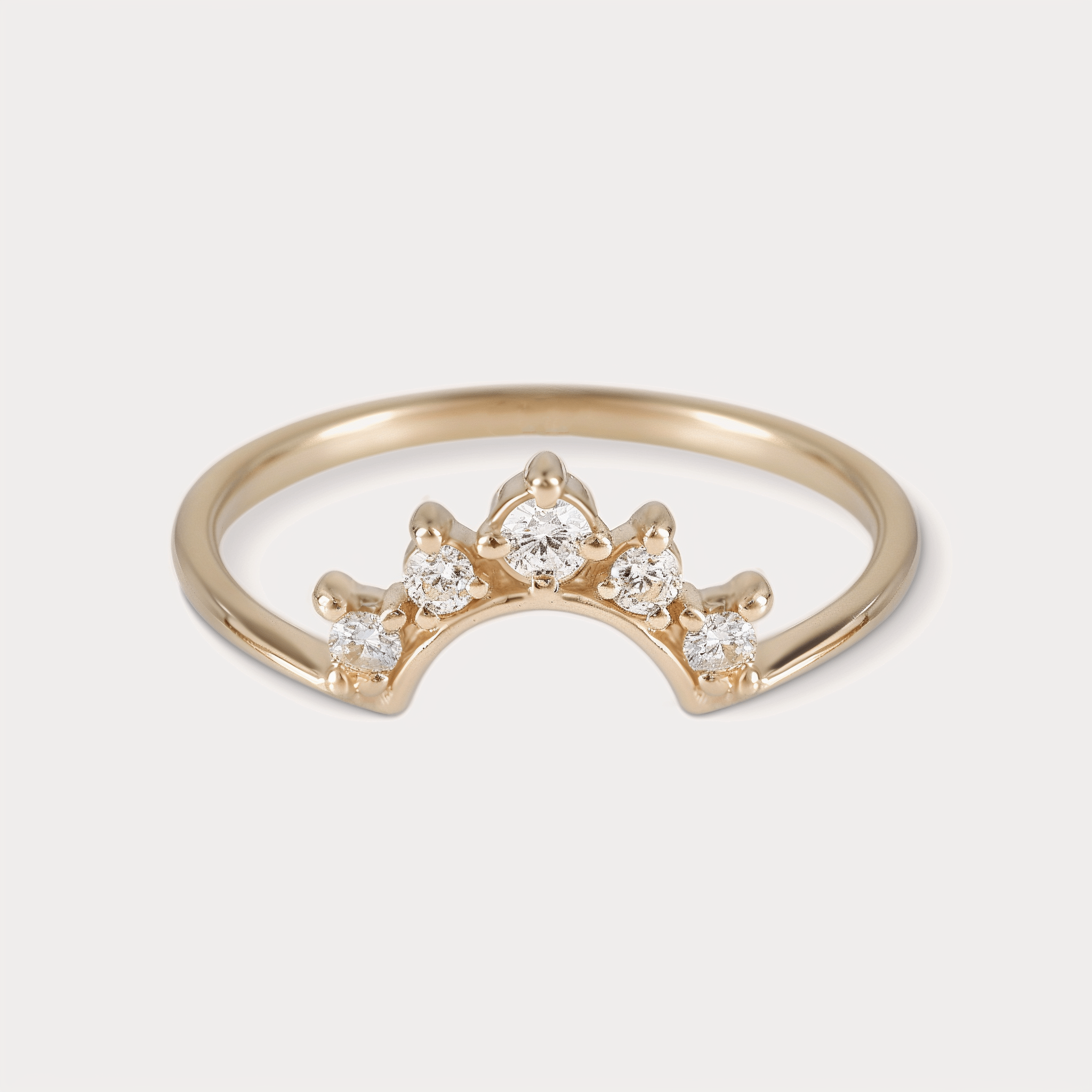 round diamonds ring