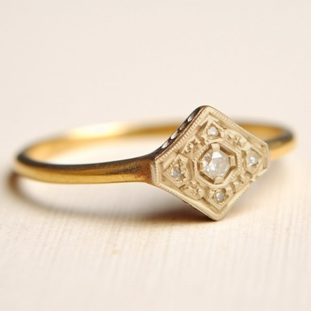 vintage diamond ring