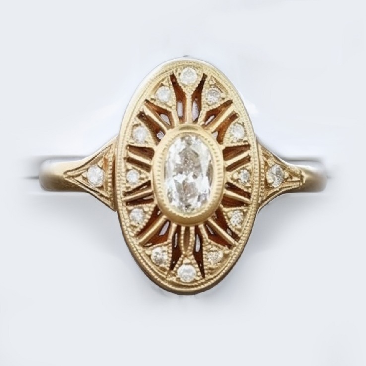 oval diamond ring