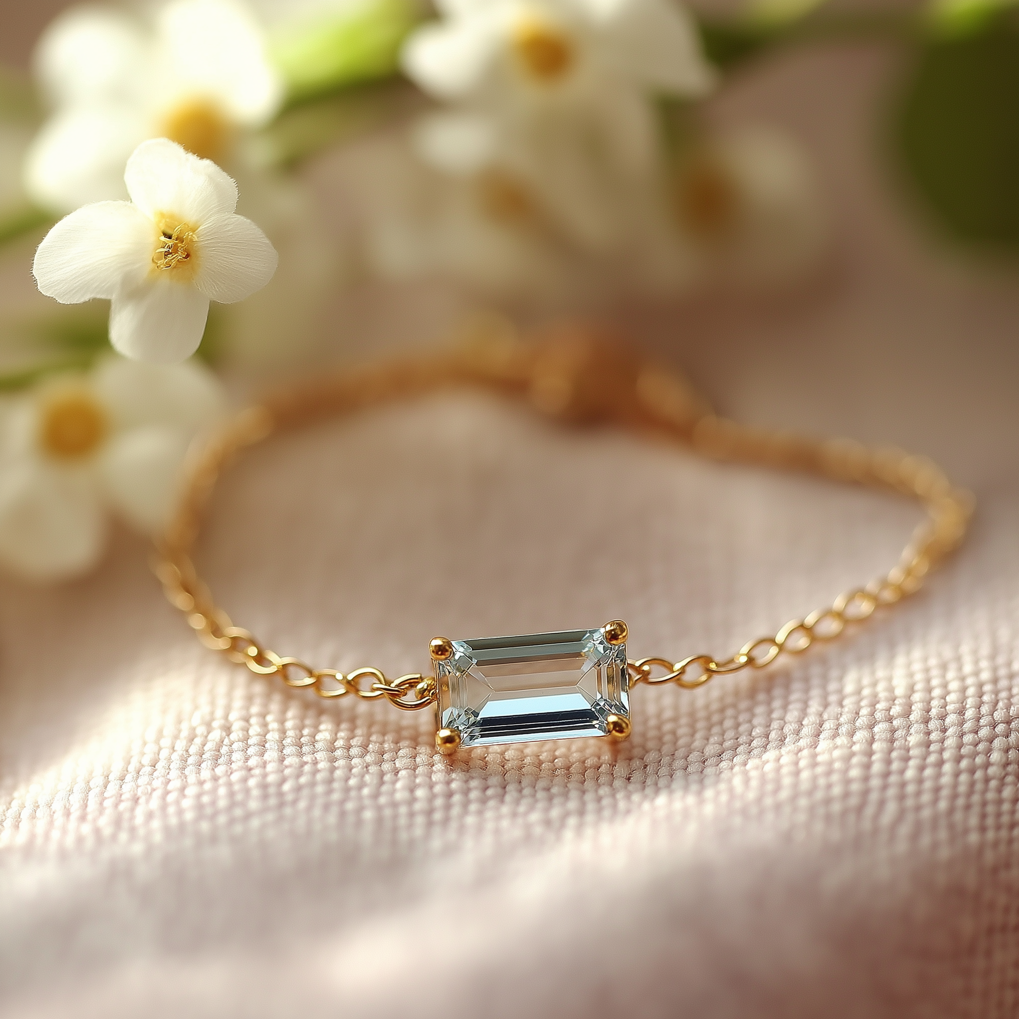 Aqua marine bracelet