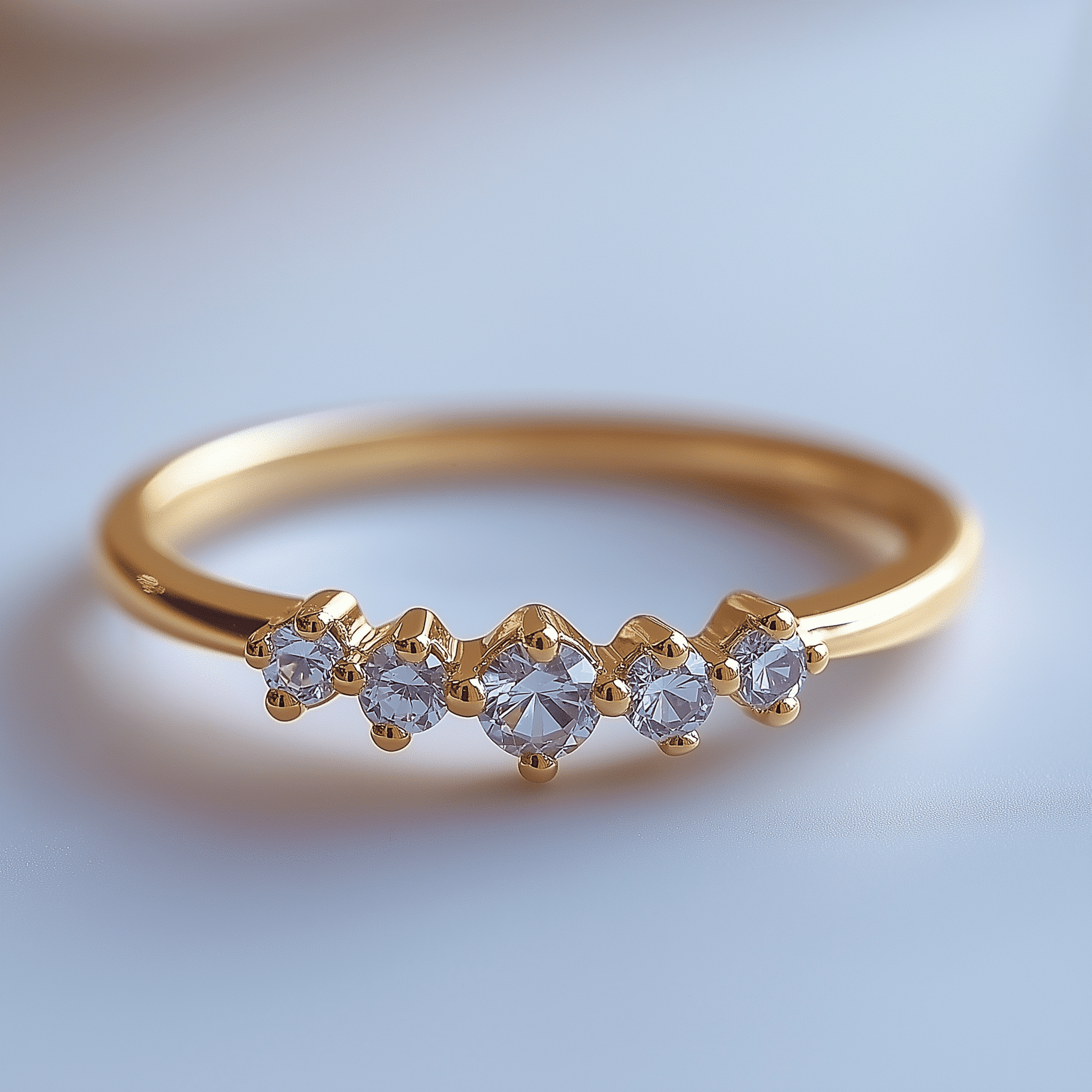 Aqua marine ring