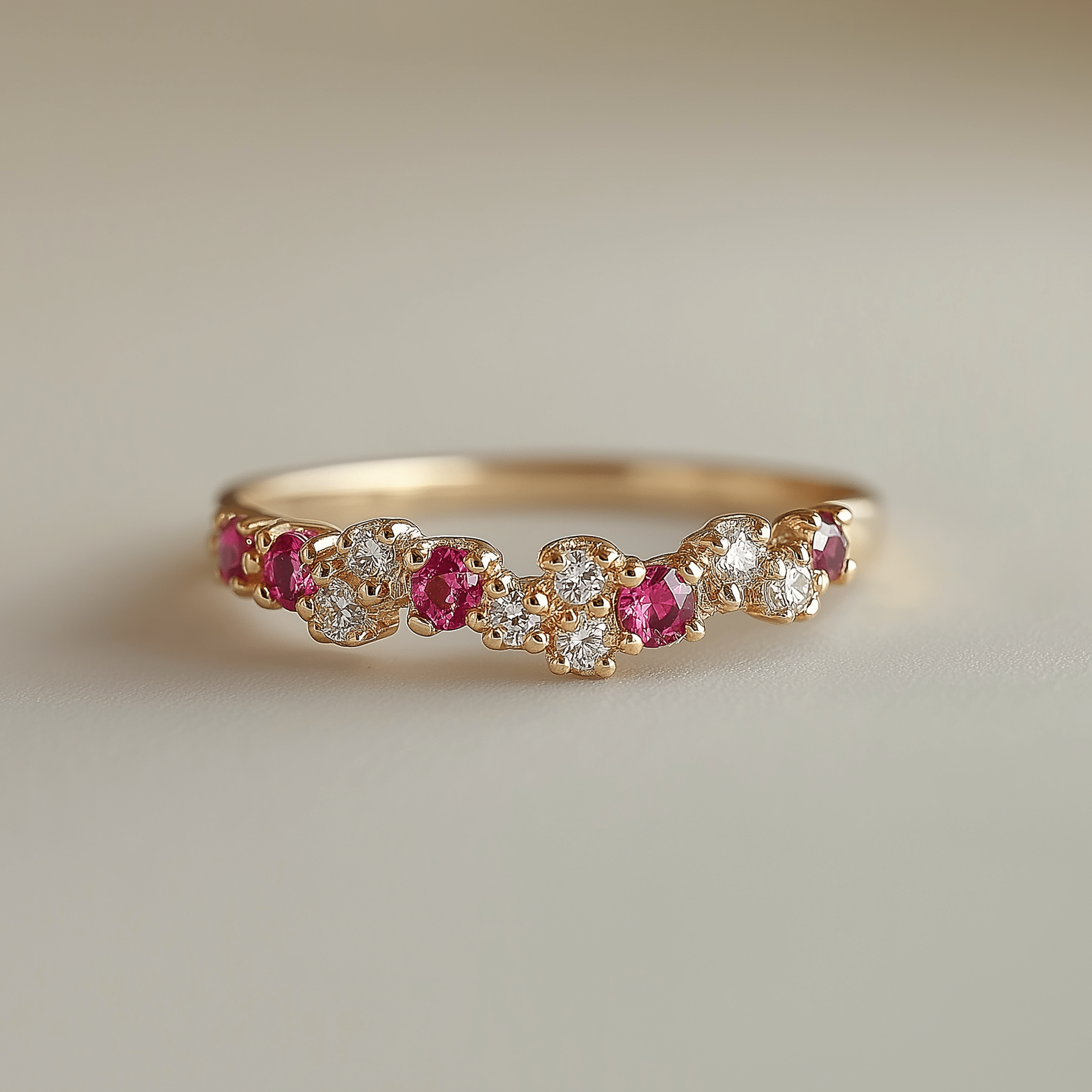 ruby&diamonds ring