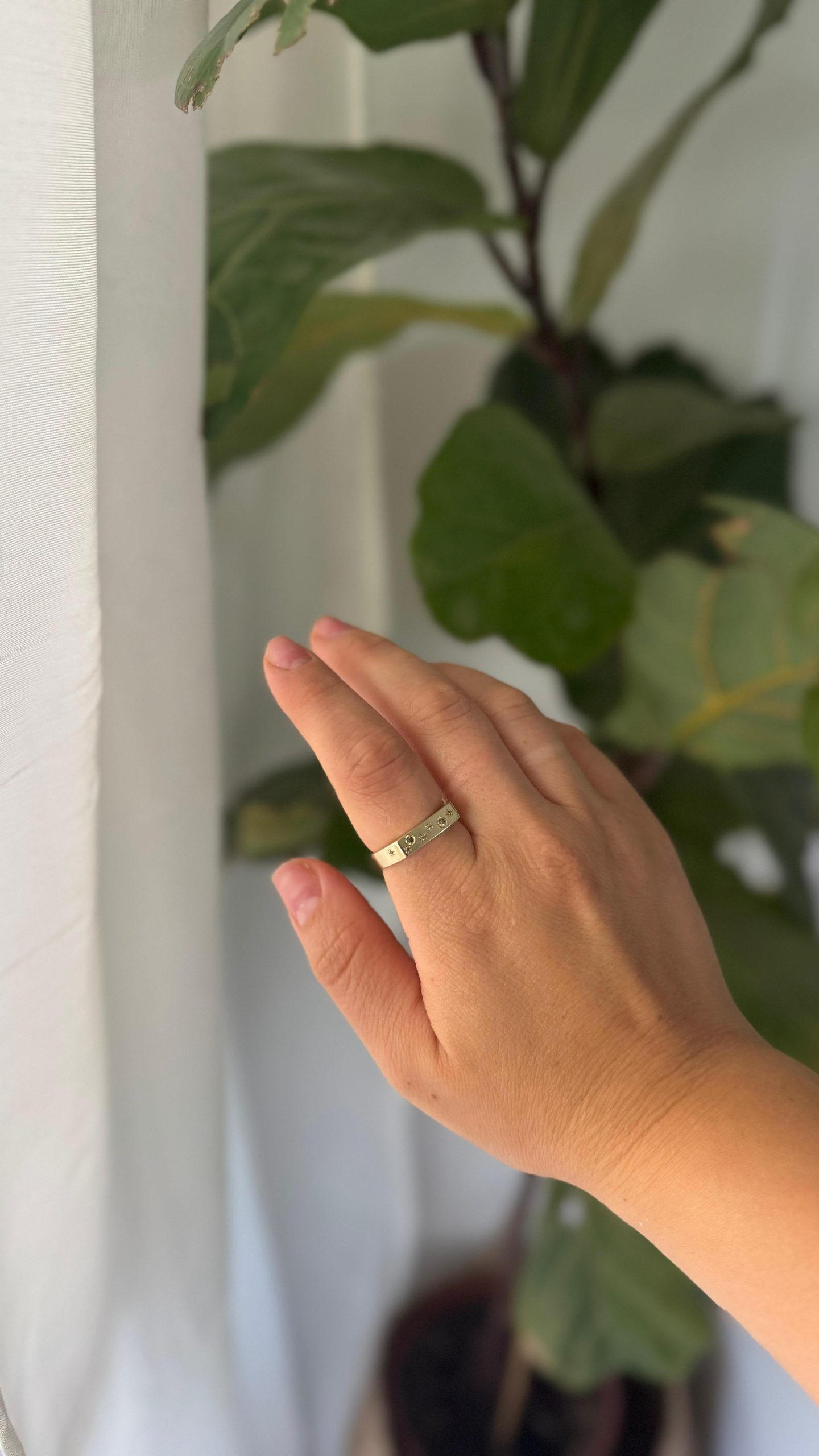 Rina’s Cognac Diamonds ring