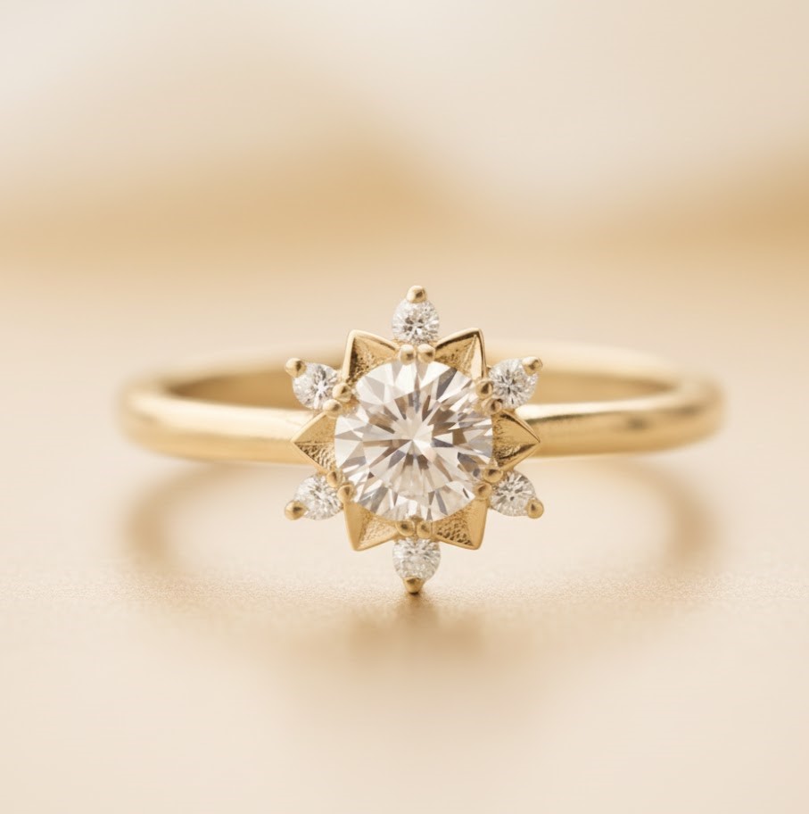 CVD diamond ring