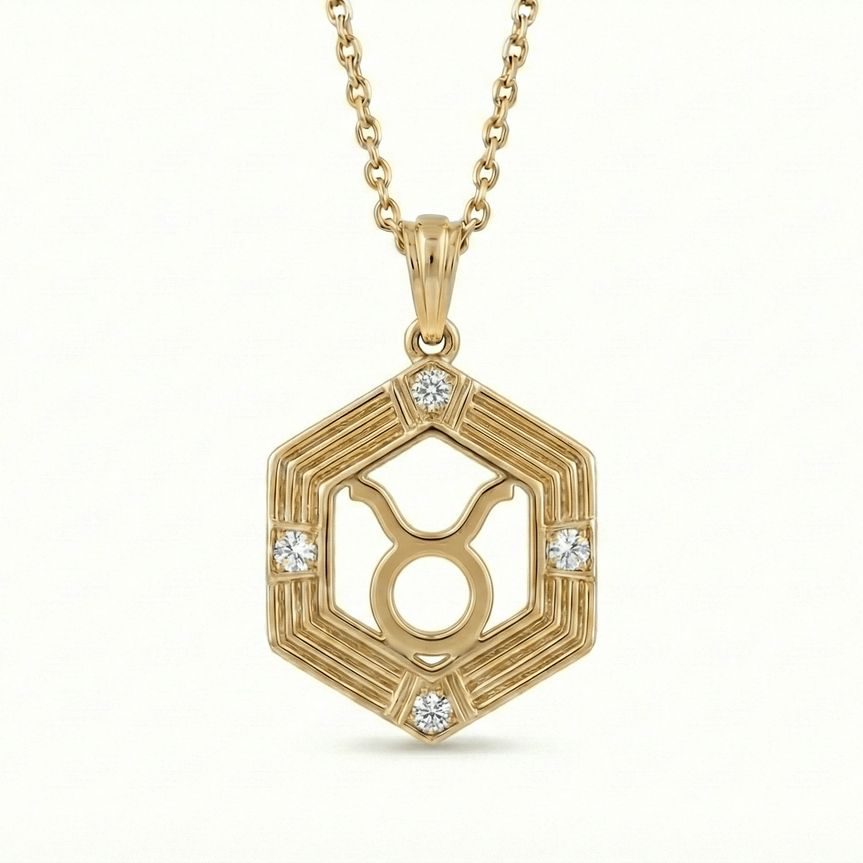 zodiac diamonds necklace