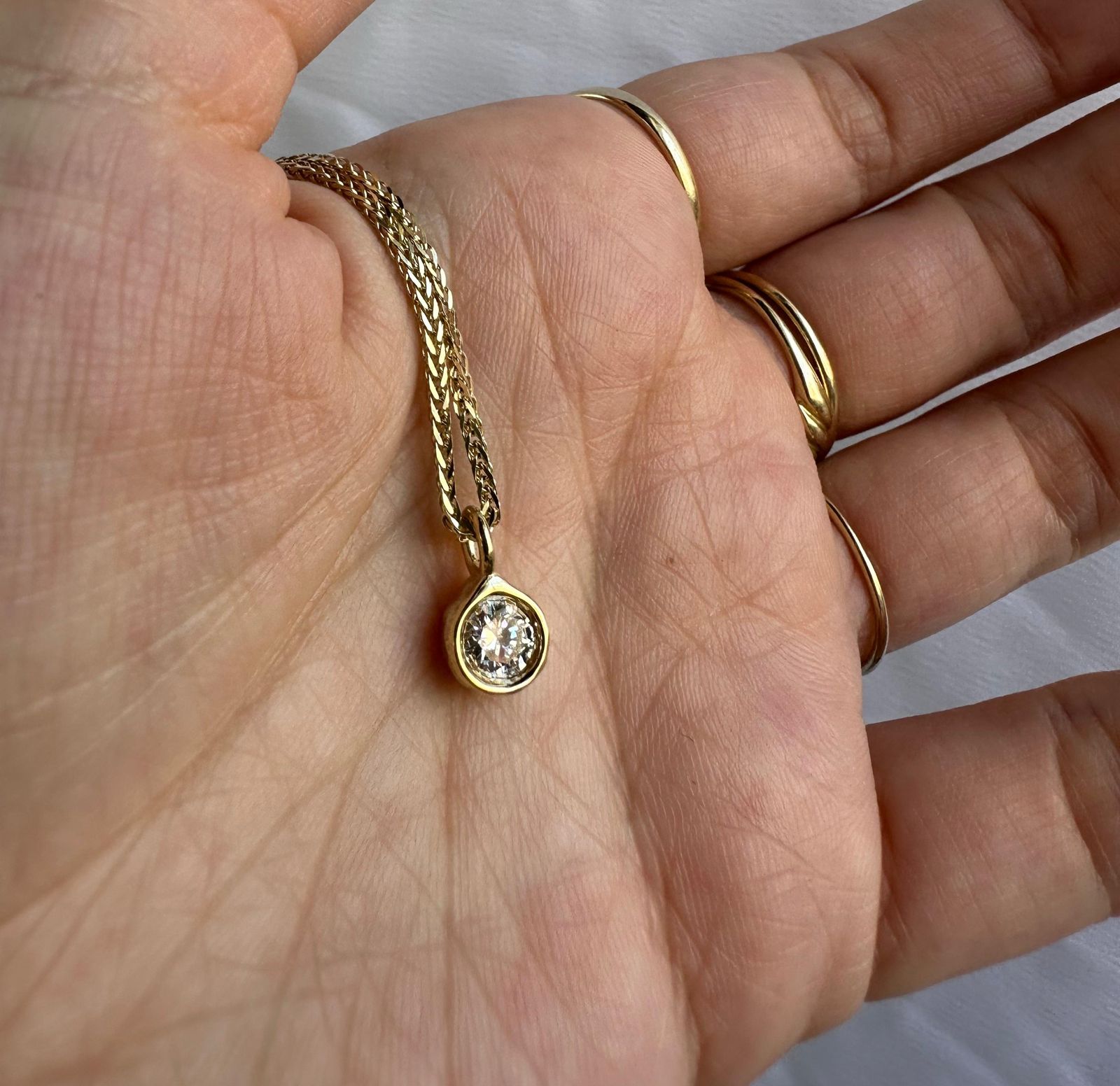 shirel diamond necklace-long