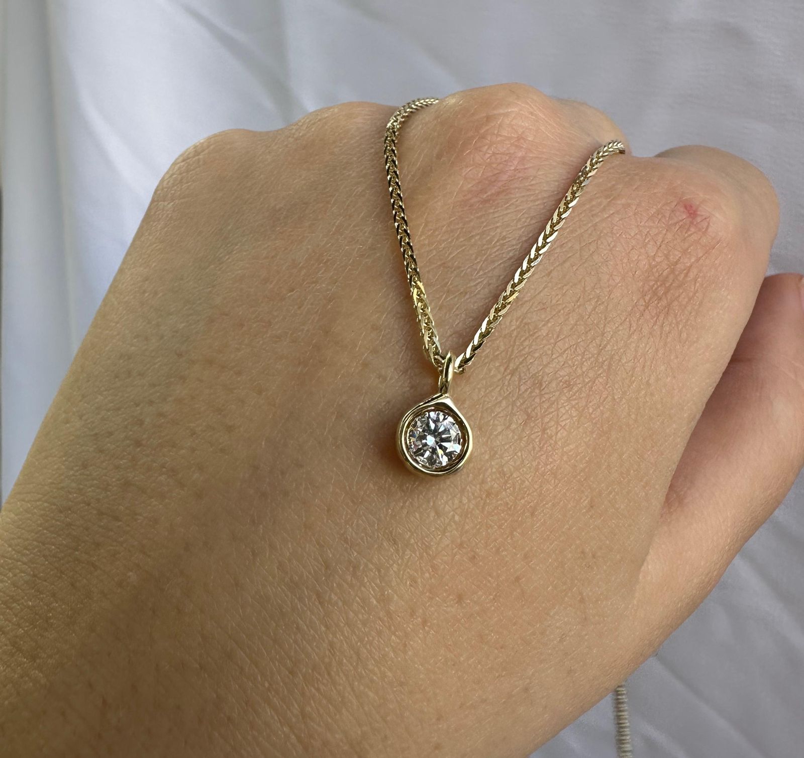 shirel diamond necklace-long